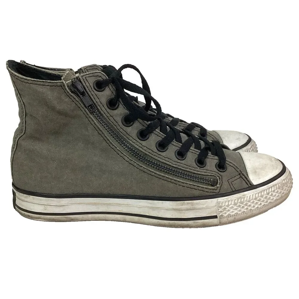 Converse CTAS Double-Zip Men's Sz 7/Women's Sz 9 Charcoal Gray High Tops 140700C